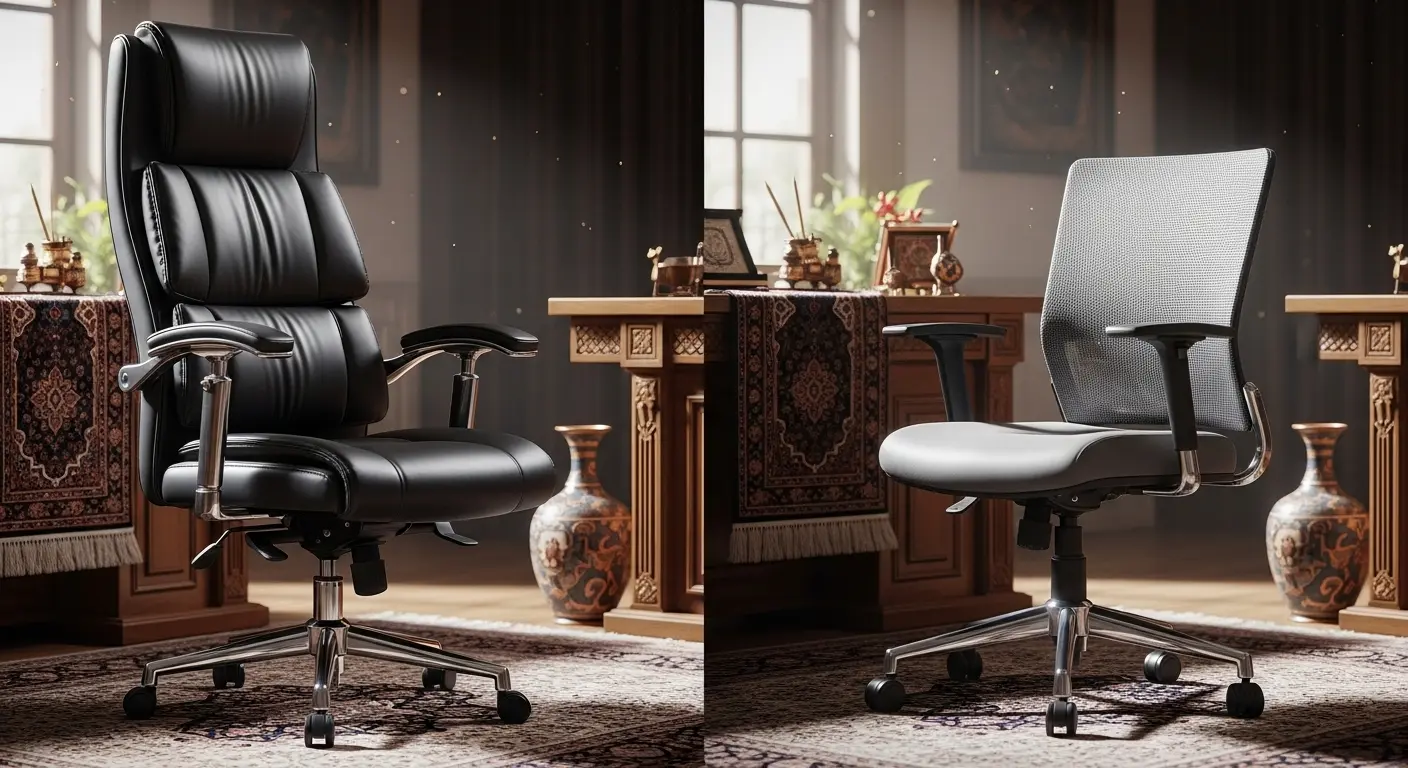 چه تفاوتی بین صندلی کارمندی و کارشناسی می باشد؟